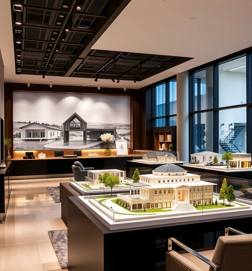 WL Homes Sales Gallery Interior